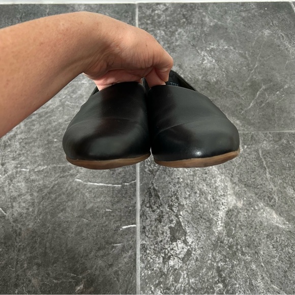 Clarks Juliet Palm Loafer Black Slip On Stacked Heel Size 11 Leather Loafer Fall - Picture 8 of 13